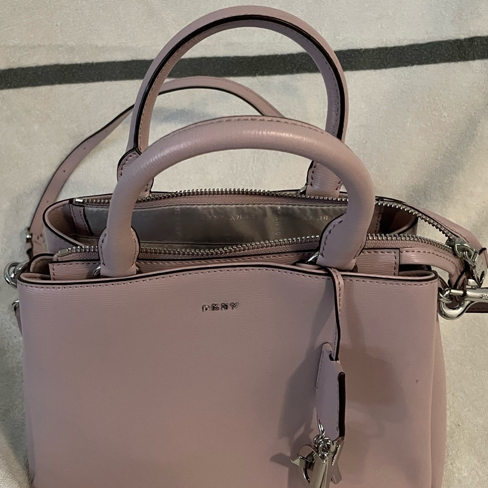 DKNY Satchel/Crossbody Bag, Lavender - Picture 9 of 13